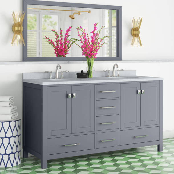 Etta Avenue™ Taya 72'' Freestanding Double Bathroom Vanity with Quartz